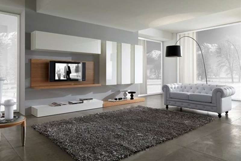 Белый диван в интерьере в стиле хай тек фото 39
