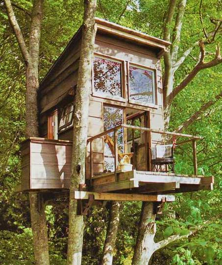 Дом на дереве - идея конструкции