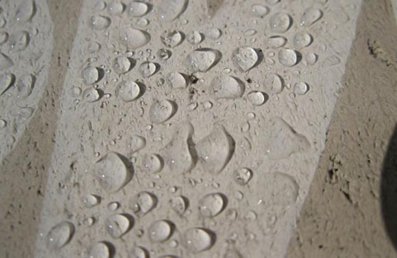 гидрофобность бетона после применения жидкого стекла