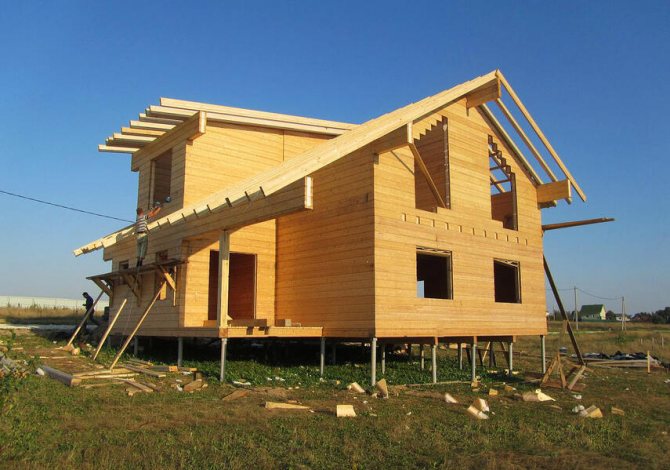Каркасный дом на винтовых сваях — конструкция и технология строительства фундамента