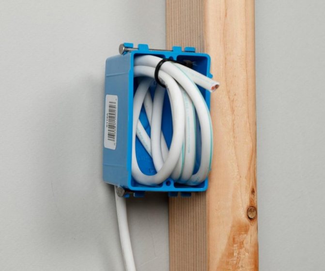 Полоска лоскутова крепление кабеля к стене