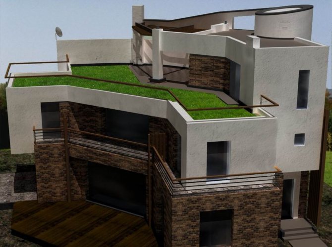 Проекты домов с односкатной крышей