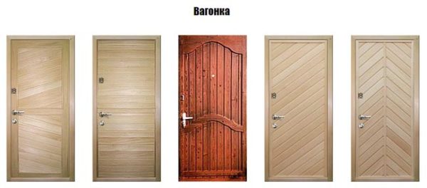 Чем обшить деревянную дверь снаружи