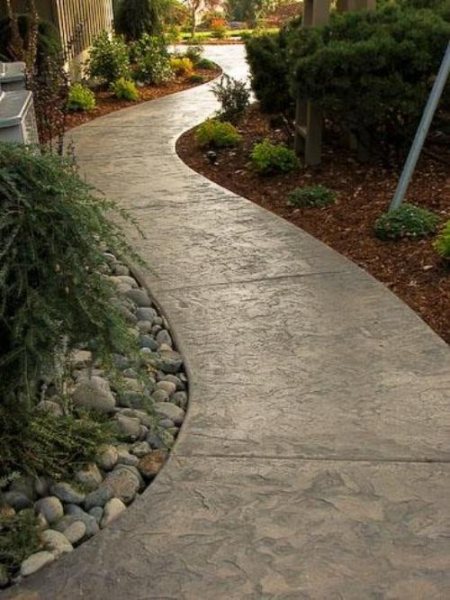 Садовые дорожки из бетона. Технология устройства бетонной дорожки