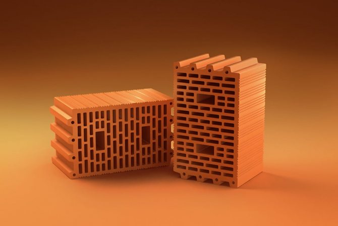 Стены из керамических блоков